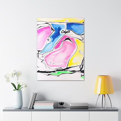 Pink Elephant Canvas Gallery Wraps 30″ x 40″ 1.25"