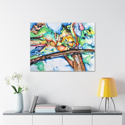 Owl In Flight Canvas Gallery Wraps