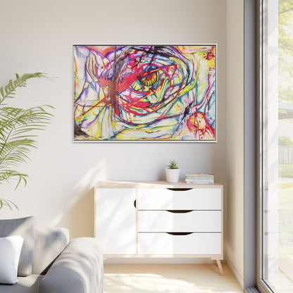 The Eye Framed Art Print - Kia Day Design