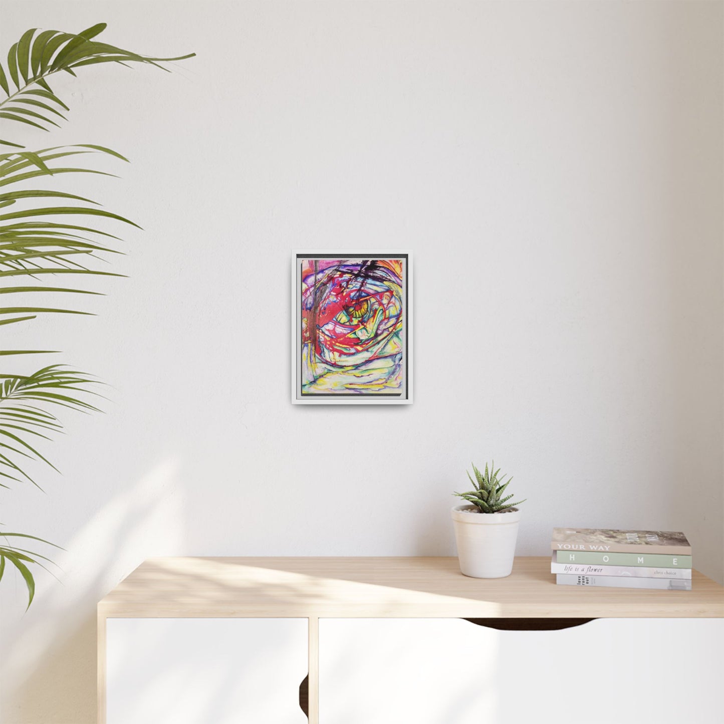 The Eye Framed Art Print - Kia Day Design