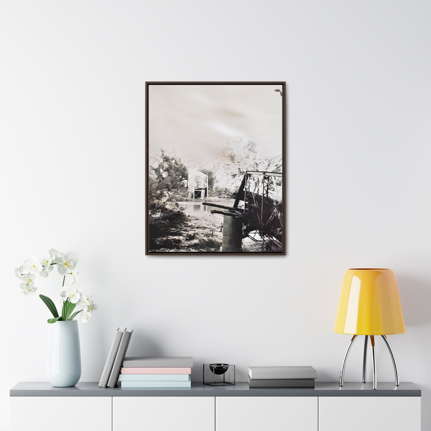 Bridge Gallery Canvas Wraps, Vertical Frame