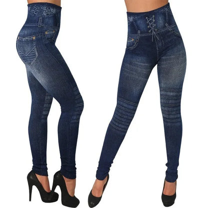 Ladies Floral Jeans