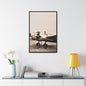 Refueling Mid-Contintent Chief Line 1939 Gallery Canvas Wraps Vertical Frame 24″ x 36″ Premium Gallery Wraps (1.25″) Black