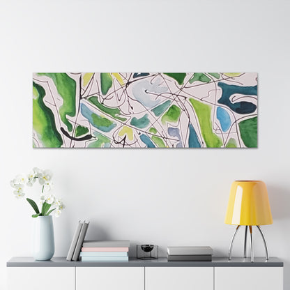 Green Ghost Canvas Gallery Wraps