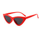 OZPYKAE Red Cat Eye Sunglasses - Red - sunglasses