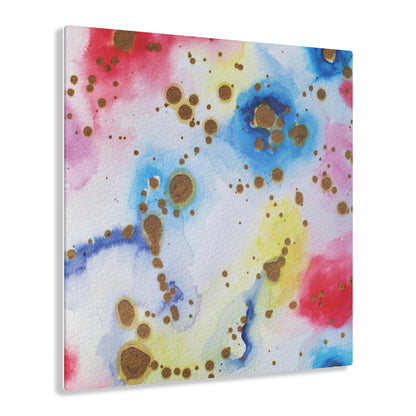 Purple Swirl Acrylic Prints 12″ x 12″ Glossy