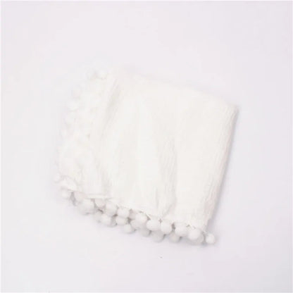 Organic Cotton Baby Tassel Blankets - Kia Day Design