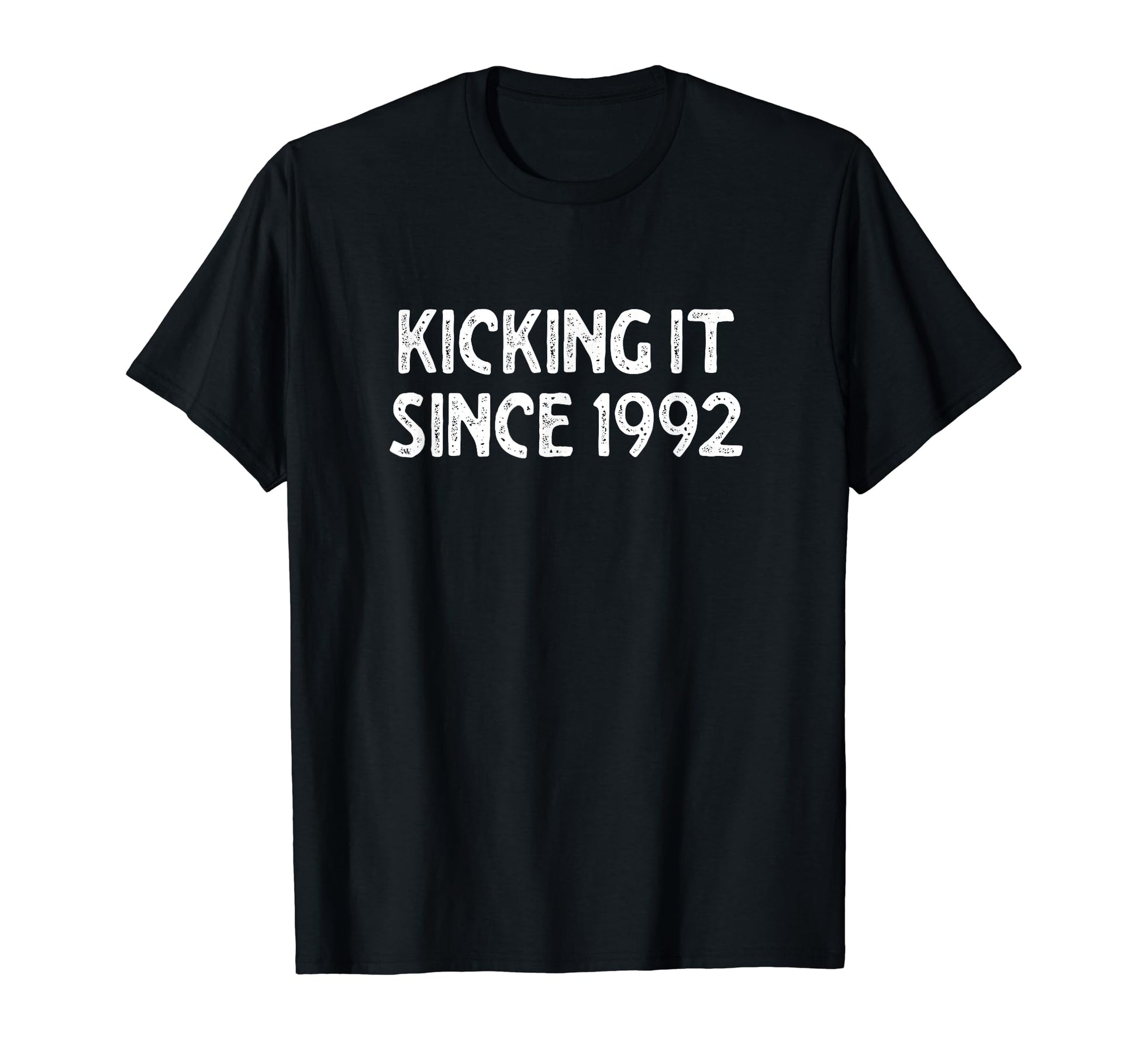 Kicking It Since 1992 Funny Soccer T-Shirt - Novelty Apparel Men Women - - Clothing