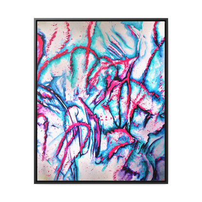 Pink Jellyfish Gallery Canvas Wraps, Vertical Frame 24″ x 30″ 1.25"