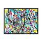 Kaleidoscope Gallery Canvas Wraps, Horizontal Frame 24″ x 18″ Black Premium Gallery Wraps (1.25″)