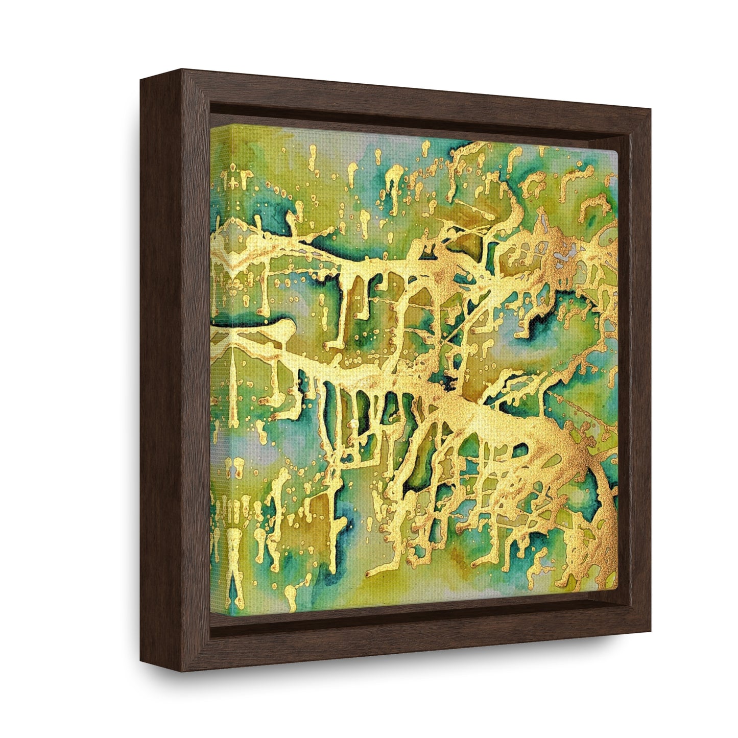 Acid Rain Gallery Canvas Wraps, Square Frame