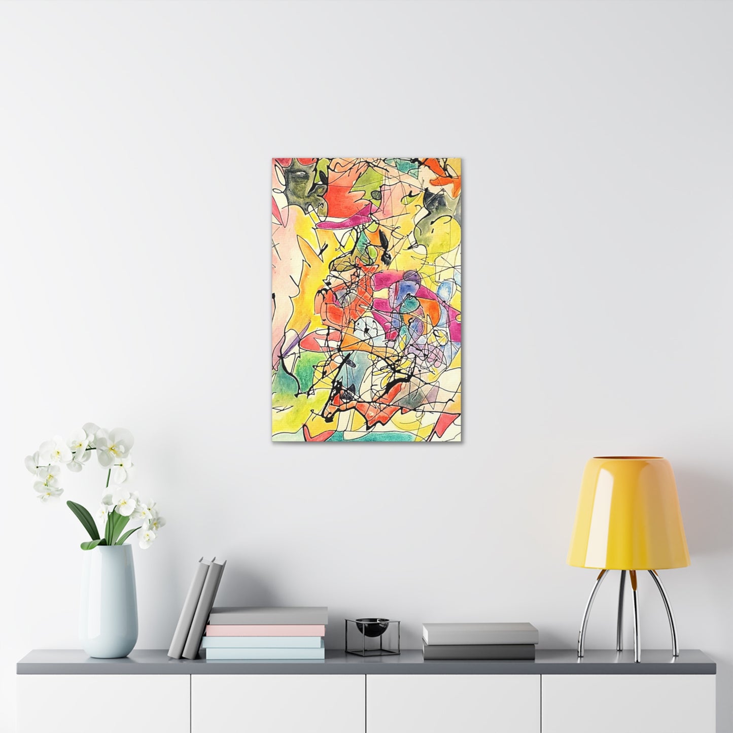 Colorful Abstract Canvas Gallery Wraps 20″ x 30″ 1.25"