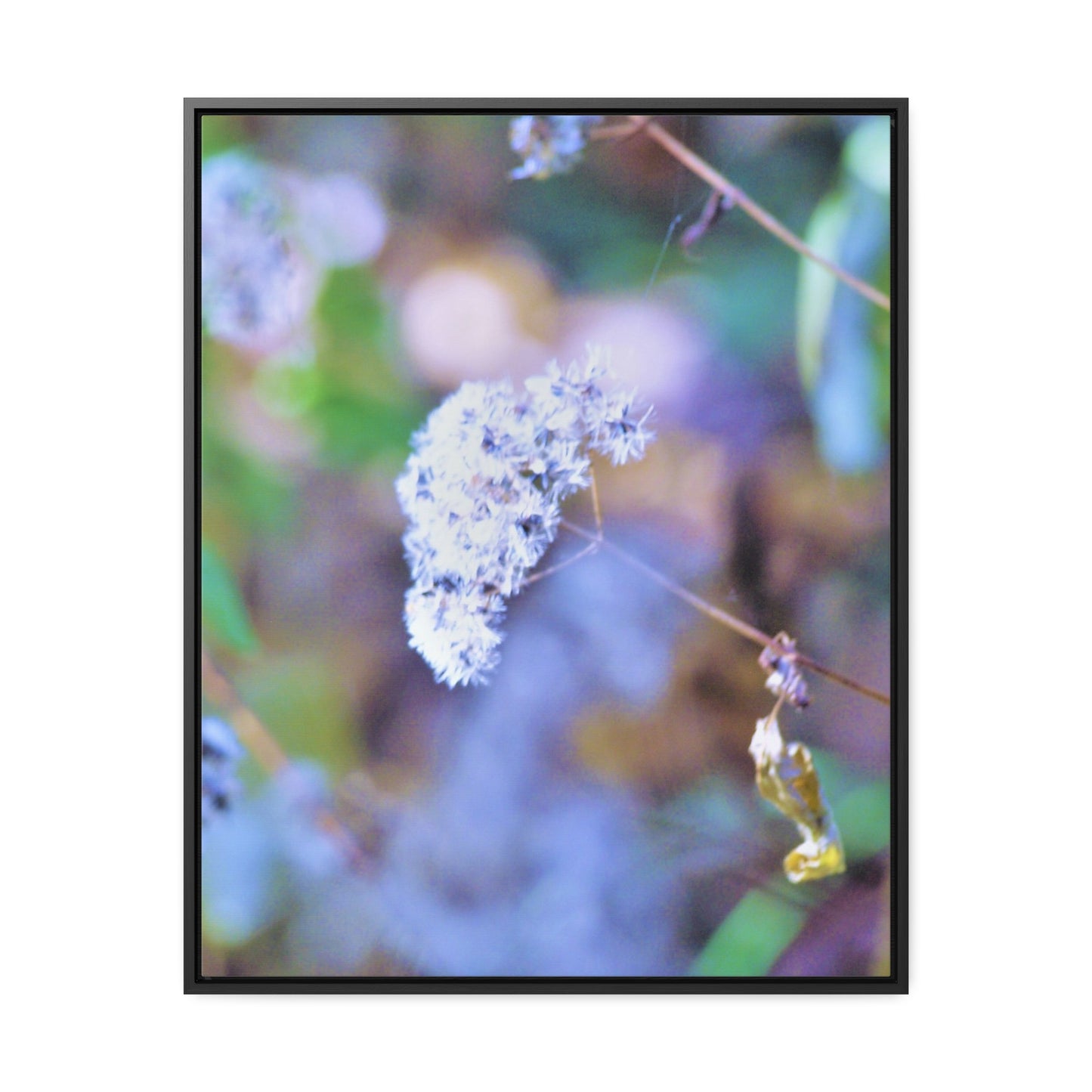 Macro Blue Gallery Canvas Wraps, Vertical Frame