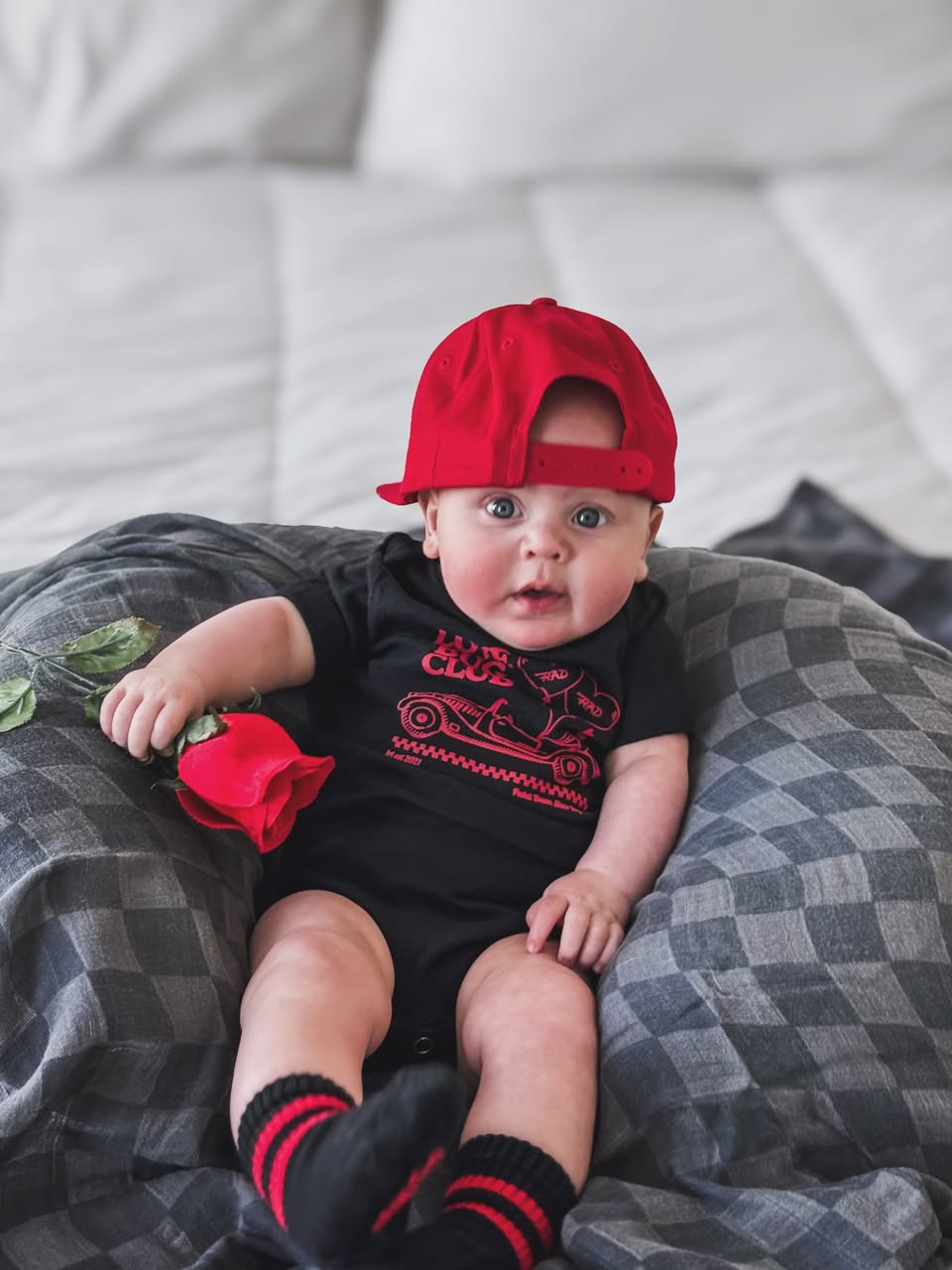 THE LOVE BUG CLUB TEE - ONESIE BLACK - - Baby & Toddler Tops