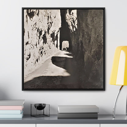 Tunnel at The Needles Gallery Canvas Wraps Square Frame 24″ x 24″ Premium Gallery Wraps (1.25″)