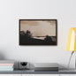 Navy Day New York October 27th 1945 Plane Gallery Canvas Wraps Horizontal Frame 18″ x 12″ Walnut 1.25"