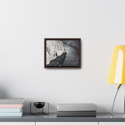 Boulder Dam Gallery Canvas Wraps Horizontal Frame 10″ x 8″ Walnut 1.25"