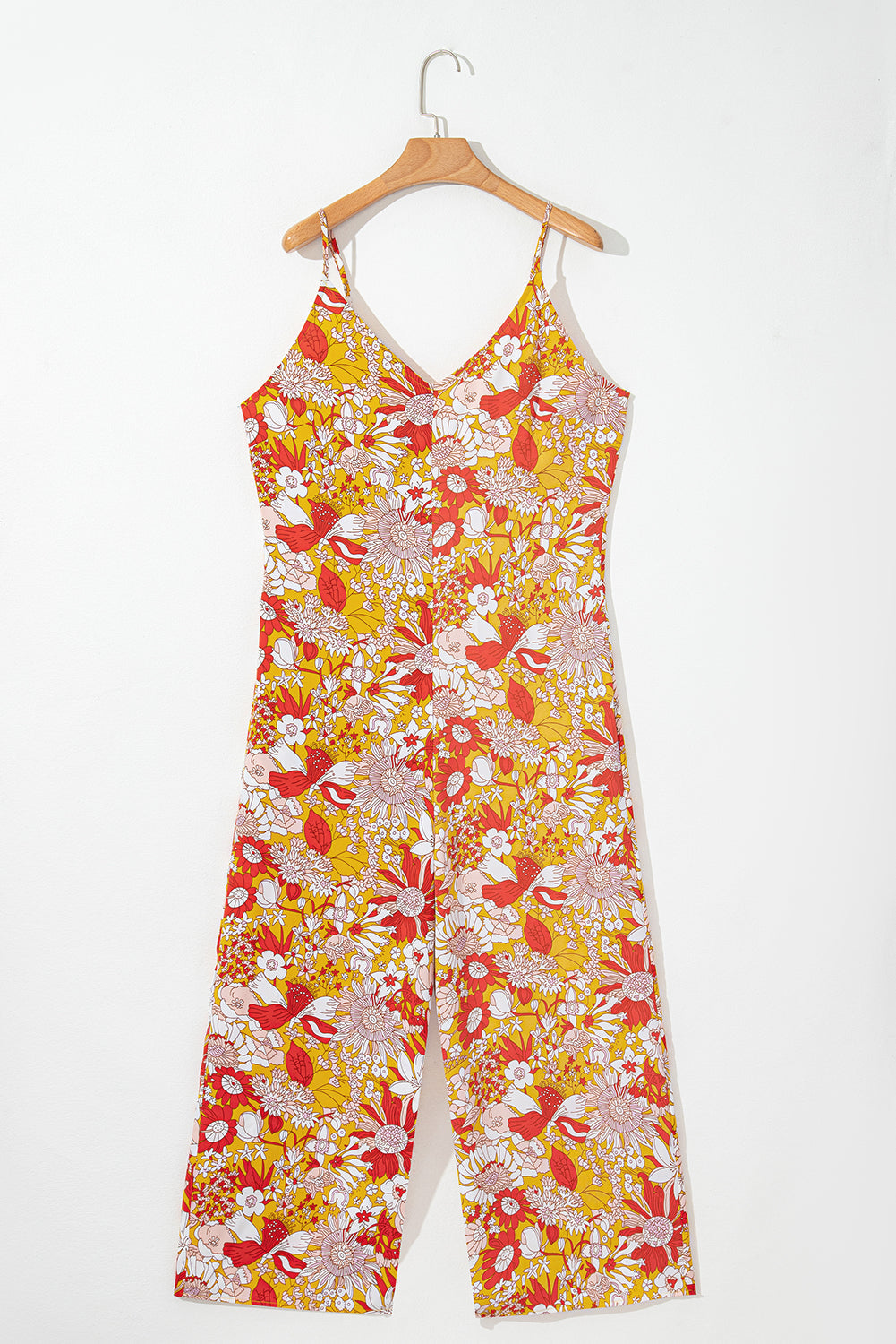 Navy Wide Leg Sleeveless Jumpsuit - - 20% OFF