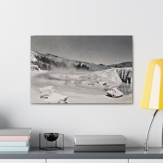 Mammoth Hot Springs Canvas Gallery Wraps