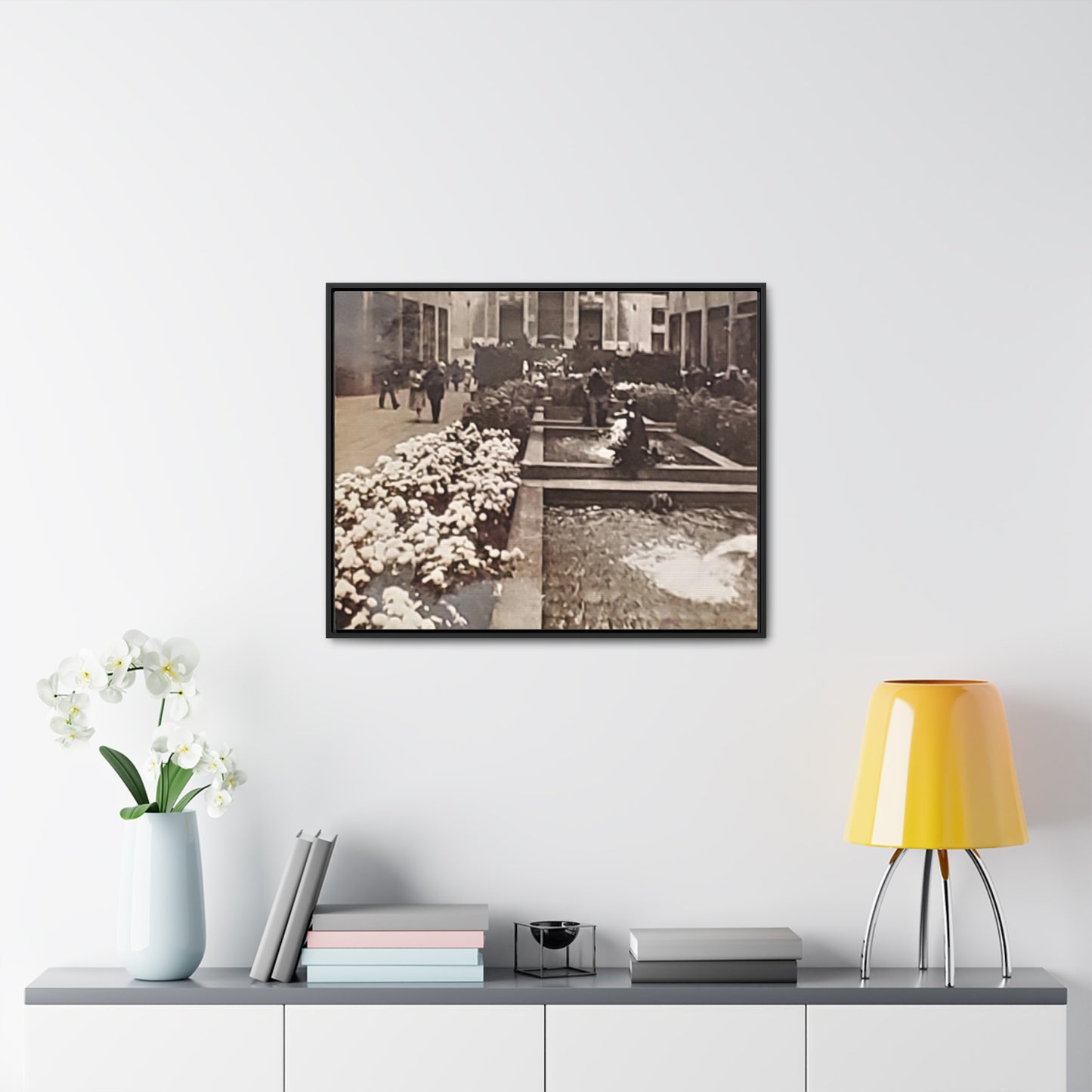 Rockefeller Plaza Gallery Canvas Wraps, Horizontal Frame