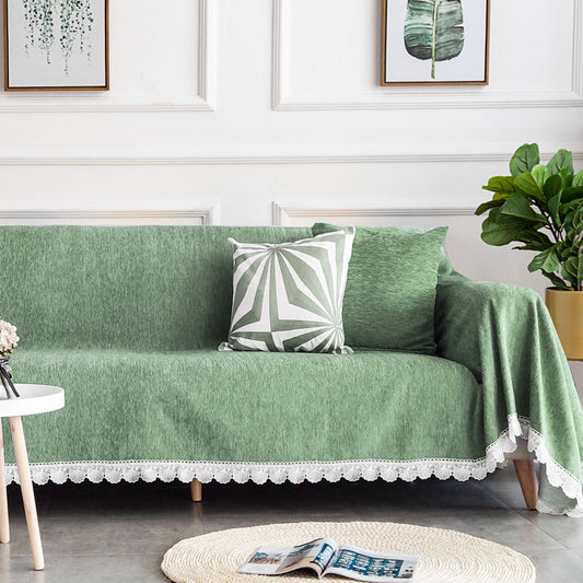 Chenille Universal Sofa Cover - Grass green 180X200CM - sofa cover