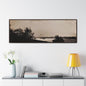 Navy Day New York October 27th 1945 Plane Gallery Canvas Wraps Horizontal Frame 60″ x 20″ Walnut 1.25"