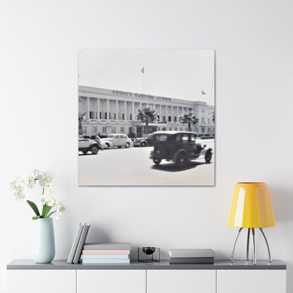 Sunset Bowling Center Largest in U.S 1939 Canvas Gallery Wraps 36″ x 36″ 1.25"