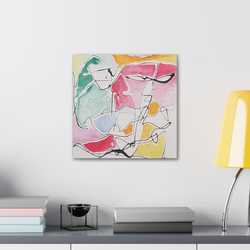 Abstract Face Canvas Gallery Wraps - Kia Day Design