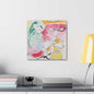 Abstract Face Canvas Gallery Wraps - Kia Day Design