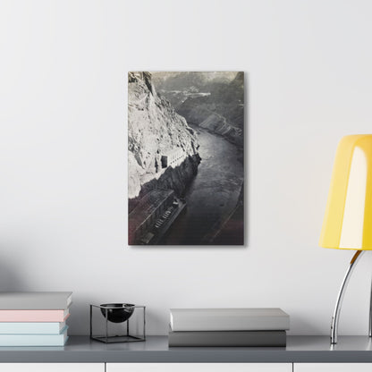 Boulder Dam Canvas Gallery Wraps 12" x 18" 1.25"