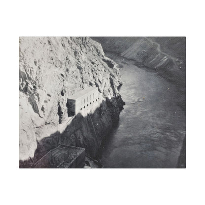 Boulder Dam Satin Canvas Stretched 14″ x 11″ (Horizontal) 1.5"