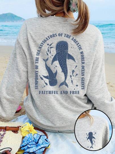 Women's Cute Kitten Graphic Sweatshirt - Style 6 - StreetWear