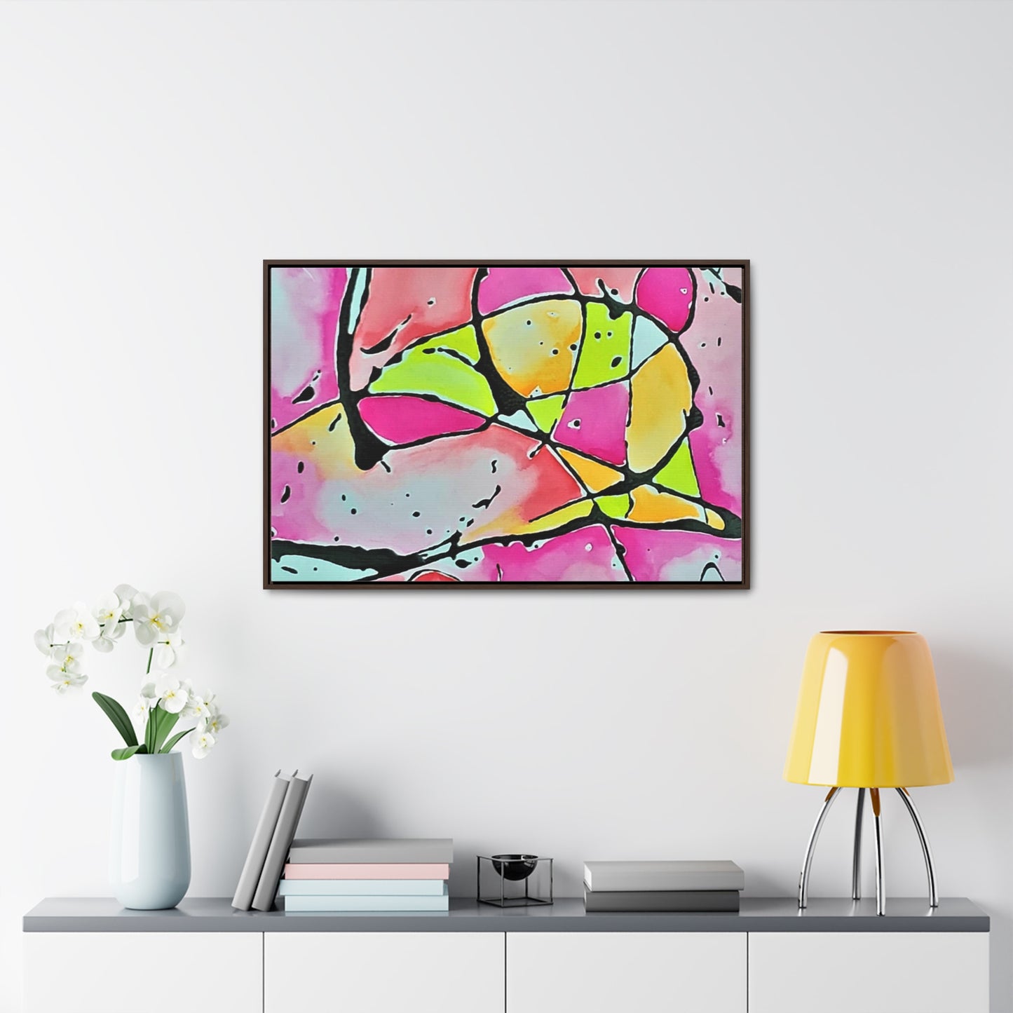 Pink Mouse Gallery Canvas Wraps, Horizontal Frame