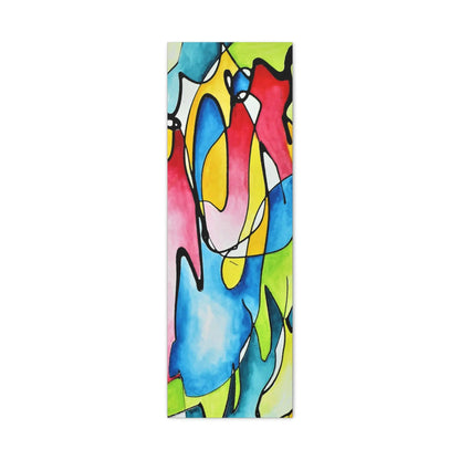 Blue Flame Canvas Gallery Wraps 12″ x 36″ 1.25"