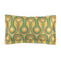 Vibrant Retro Microfiber Pillow Sham - Kia Day Design