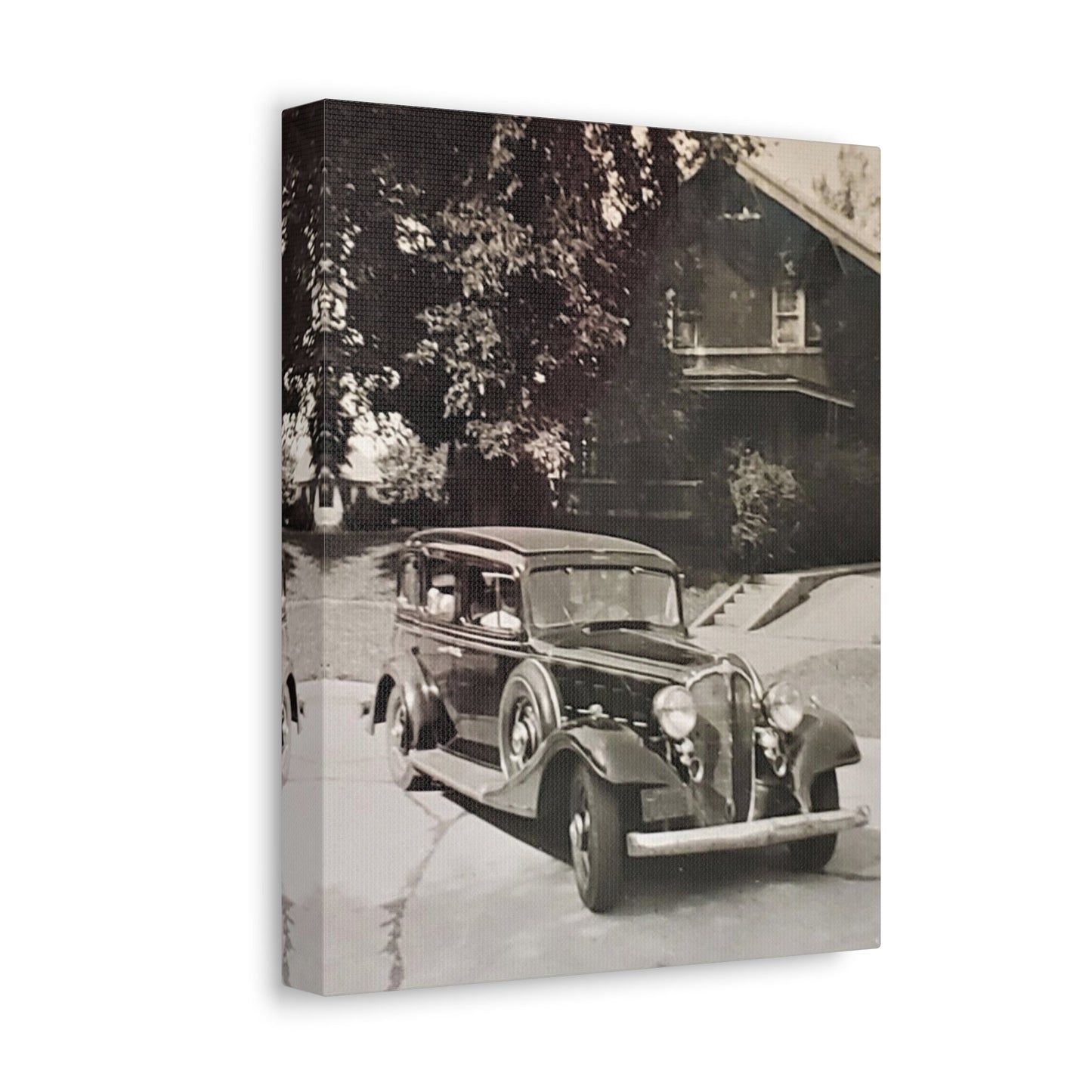Classic Car Stretched Canvas