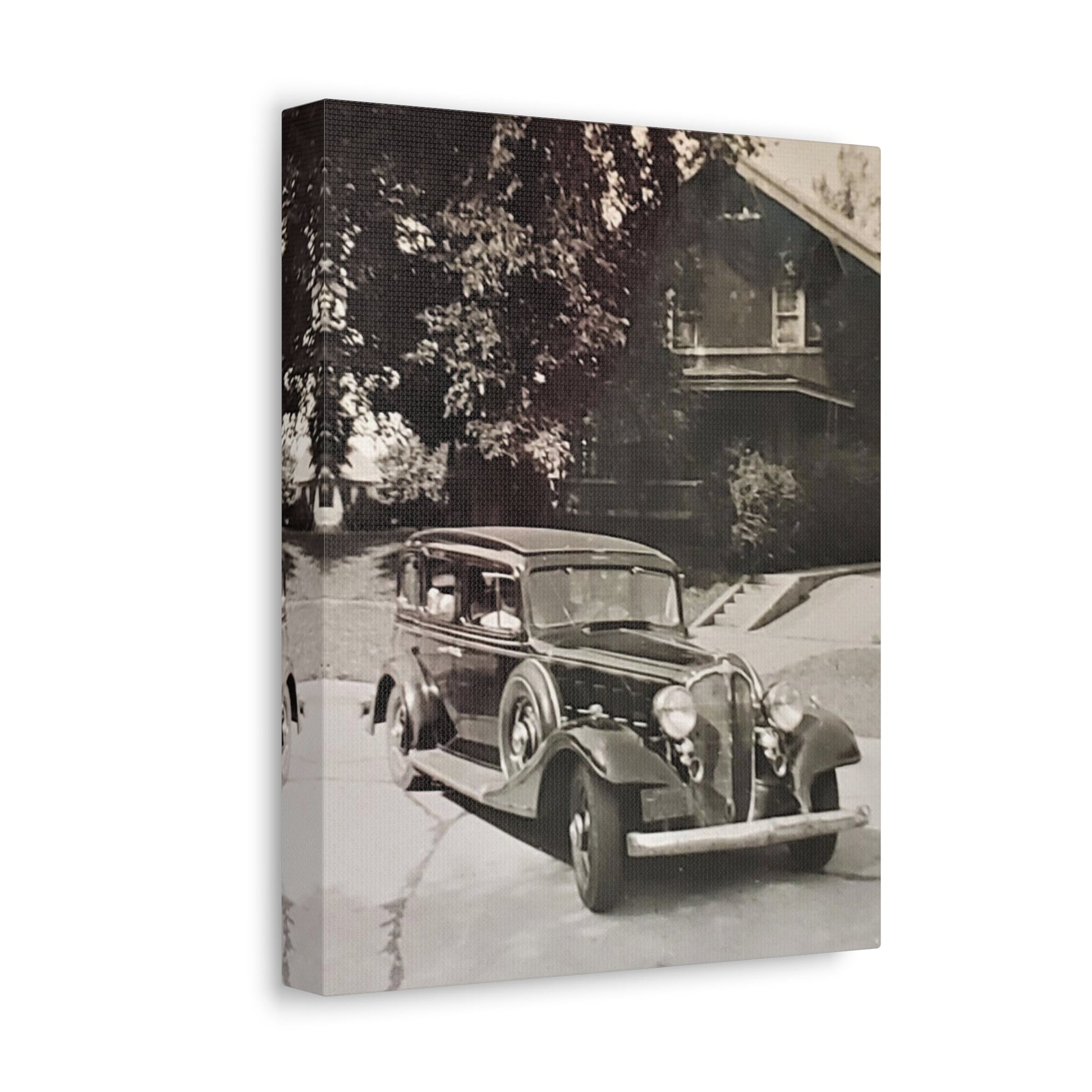 Classic Car Stretched Canvas