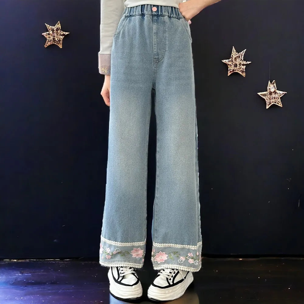 Elastic Waist Jeans