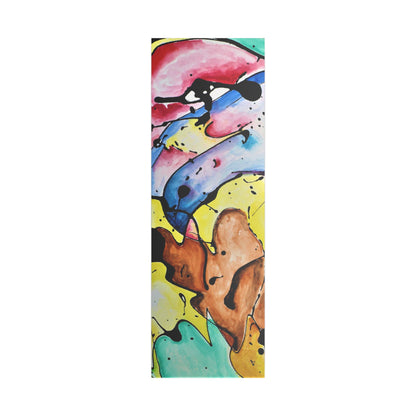 3rd Eye Sundae Satin Canvas Stretched - Kia Day Design