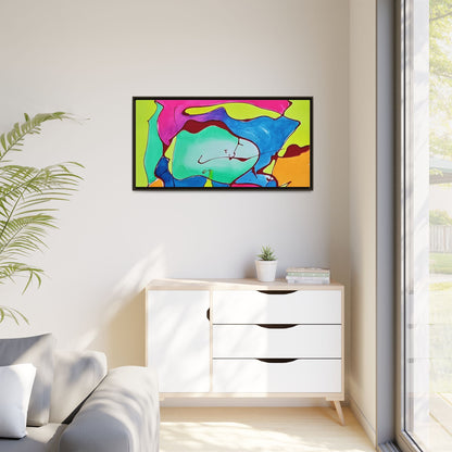 Kool Kid Matte Canvas Framed - Kia Day Design