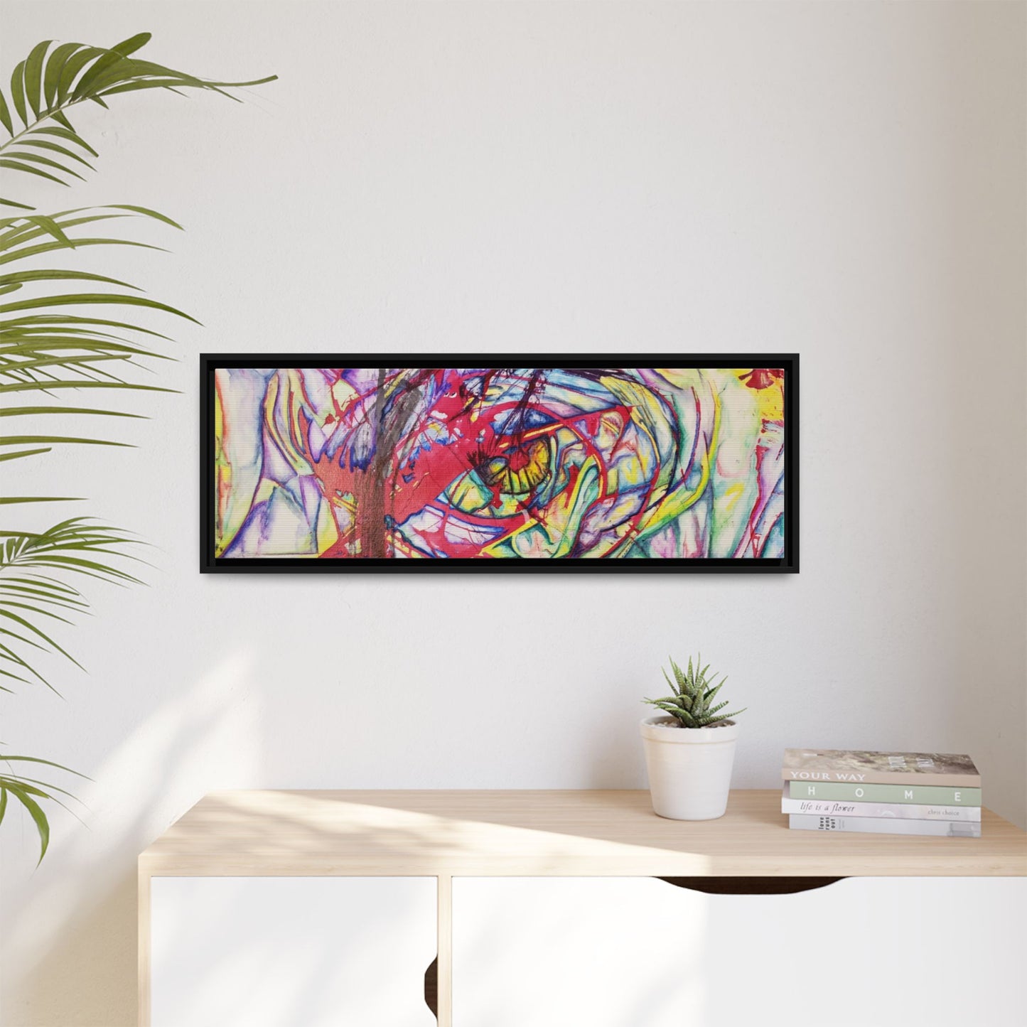 The Eye Framed Art Print - Kia Day Design