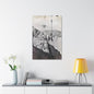 Suspended Boulder Dam Worker Canvas Gallery Wraps 24″ x 36″ 1.25"