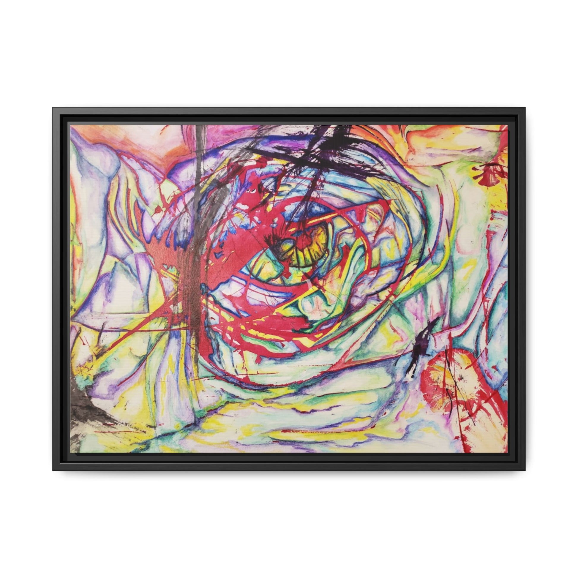 The Eye Framed Art Print - Kia Day Design