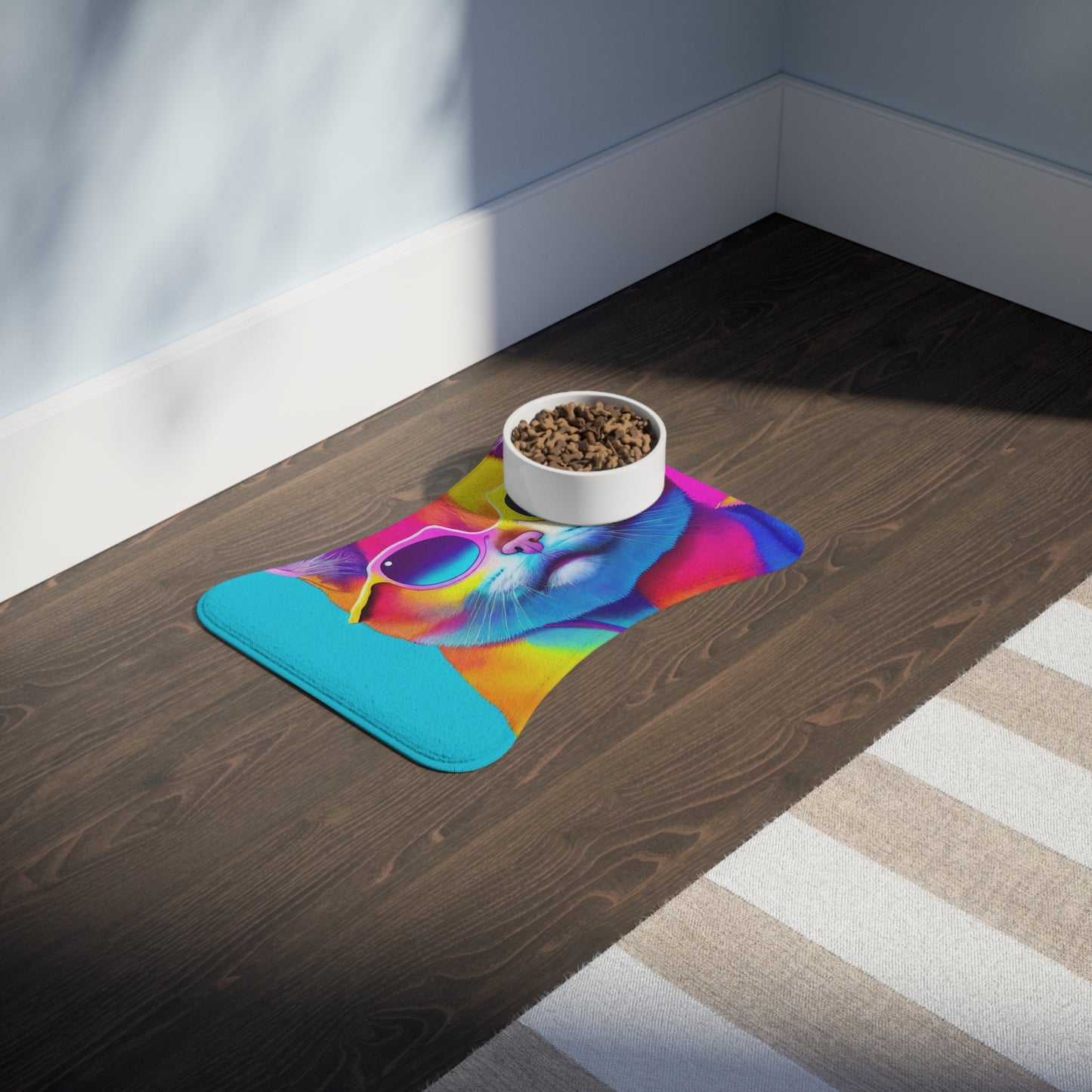 Trippy Cat Pet Feeding Mats