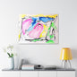 Pink Elephant Canvas Gallery Wraps 40″ x 30″ 1.25"