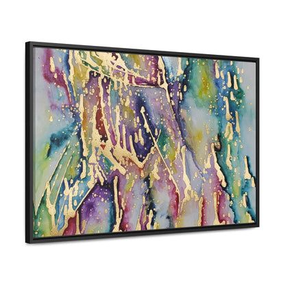 Purple Rain Gallery Canvas Wraps, Horizontal Frame