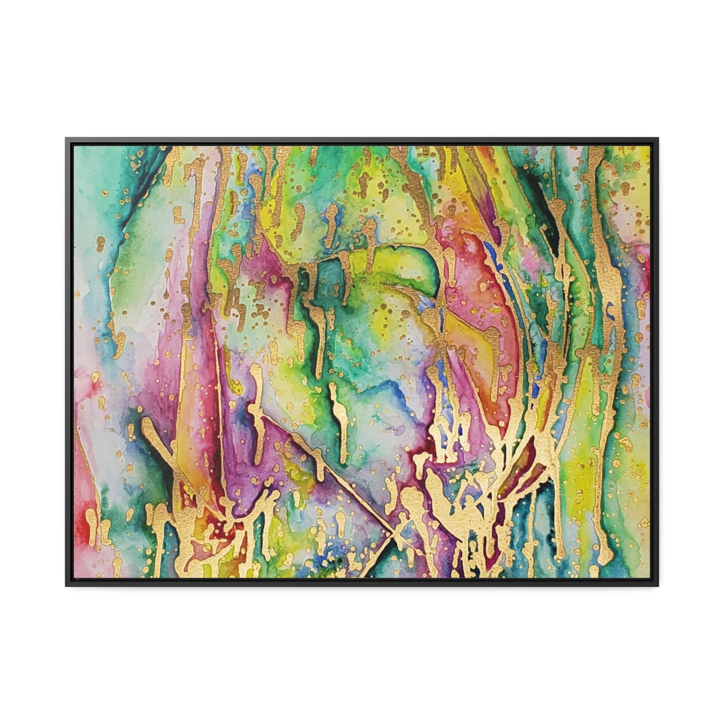 Acid Face Gallery Canvas Wraps, Horizontal Frame