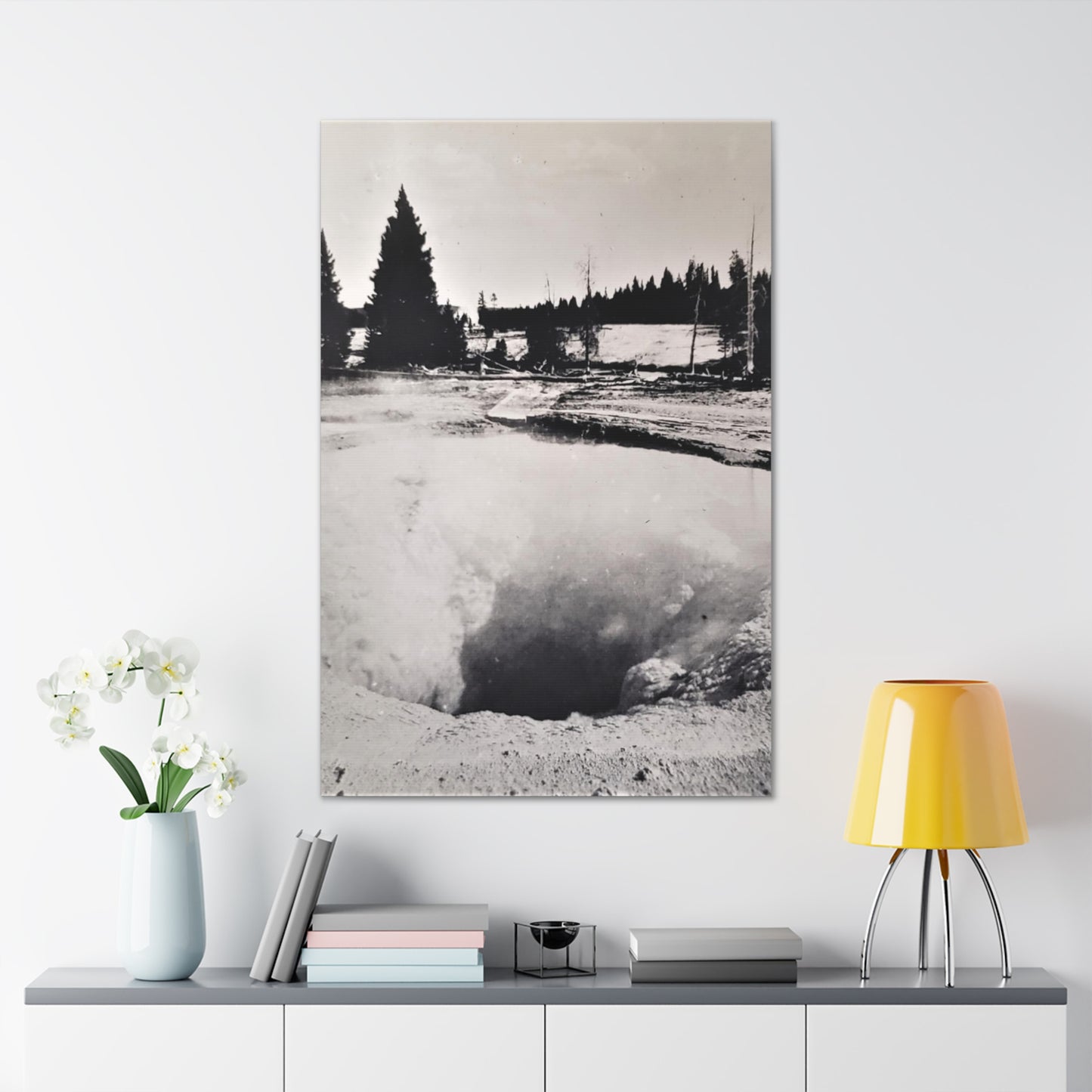 Morning Glory Pool Yellowstone Canvas Gallery Wraps