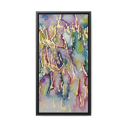 Purple Rain Gallery Canvas Wraps, Vertical Frame 10″ x 20″ Premium Gallery Wraps (1.25″)