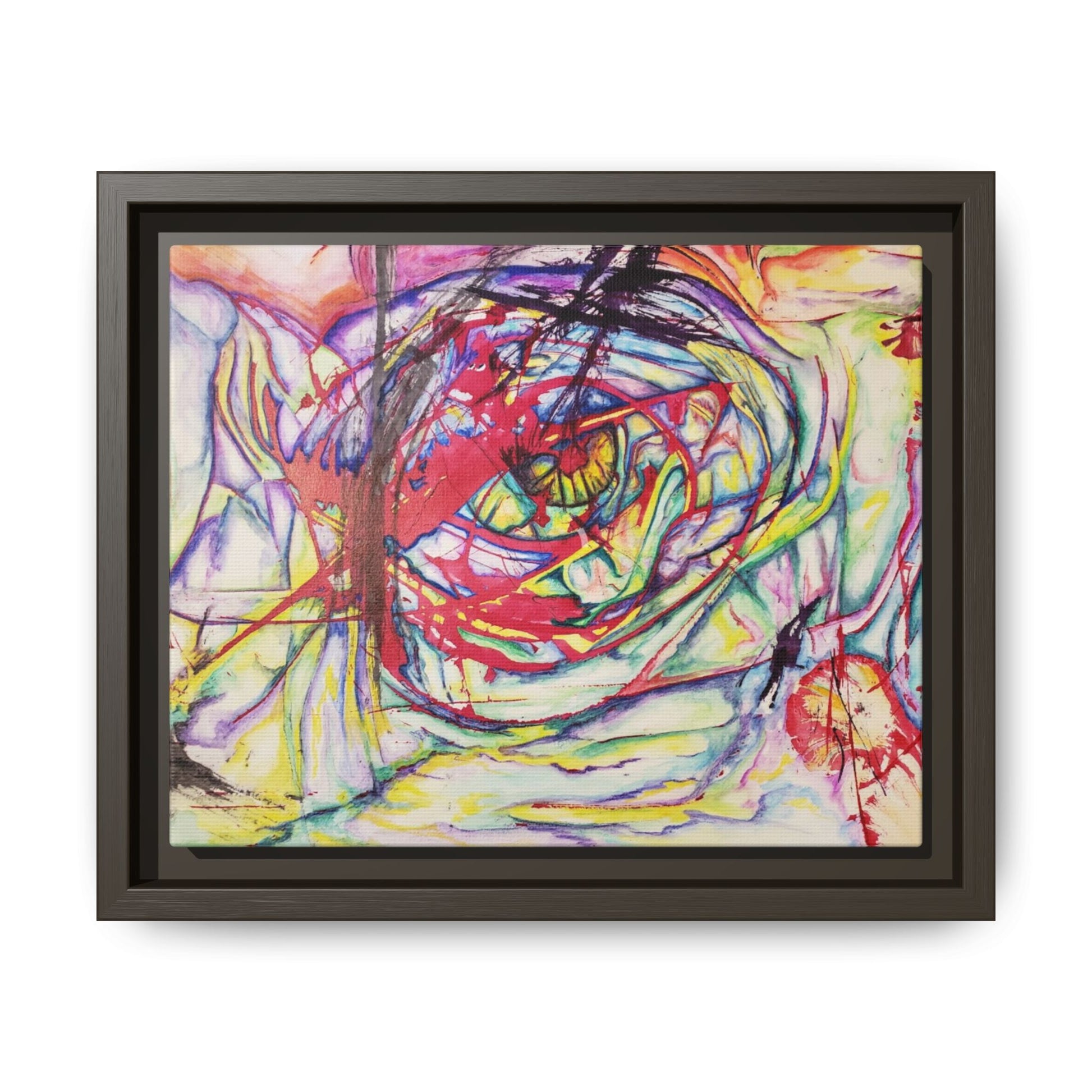 The Eye Framed Art Print - Kia Day Design